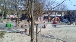 The venue where A MAZE took place